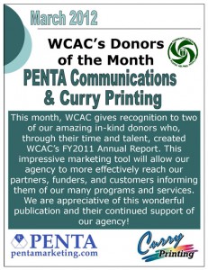 Donors of the Month - March 2012