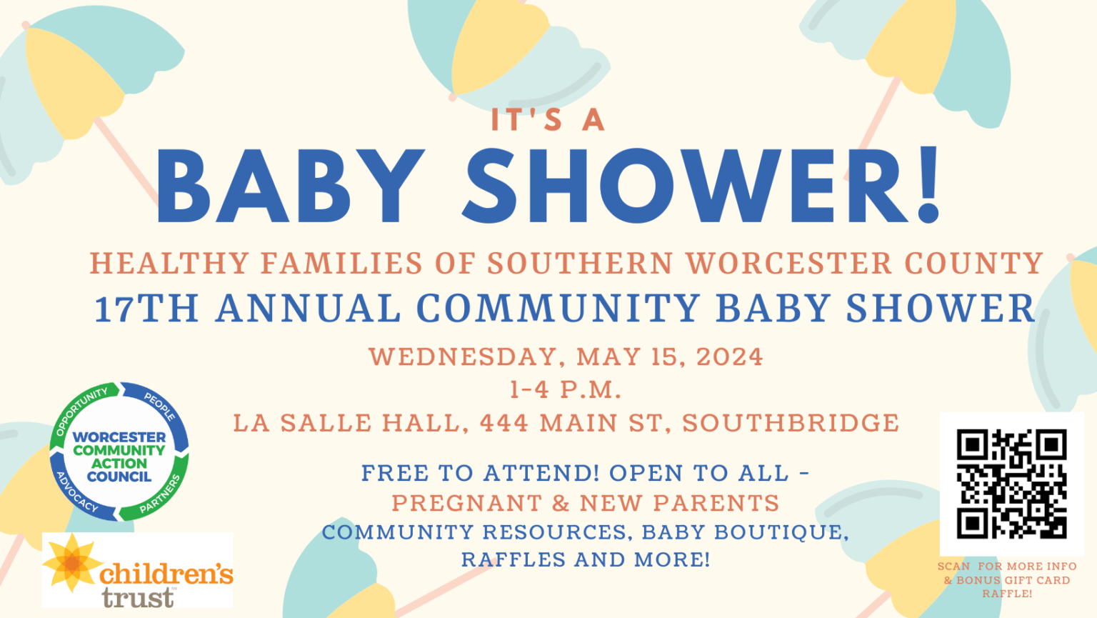 Community Baby Shower Worcester Community Action Council